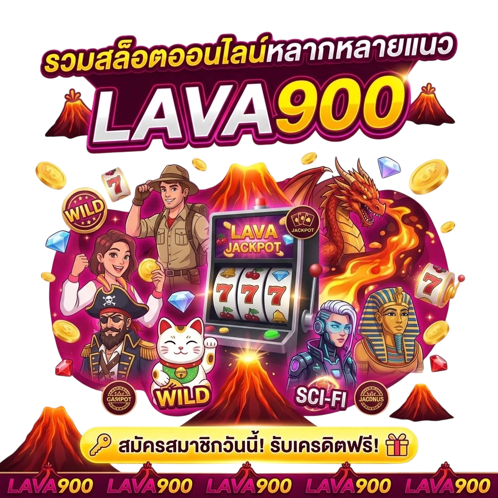 รวมสล็อตออนไลน์หลากหลายแนวบนLAVA900